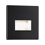 Paulmann LED Wandeinbauleuchte Edge  eckig 80x5mm  1,2W 50lm 230V  2700K Schwarz matt