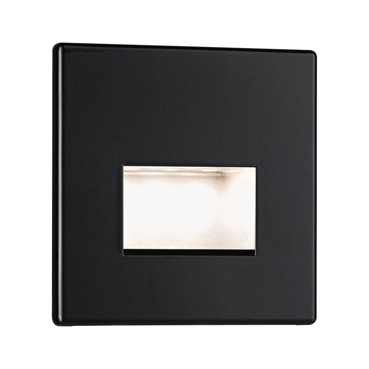 Paulmann LED Wandeinbauleuchte Edge  eckig 80x5mm  1,2W 50lm 230V  2700K Schwarz matt