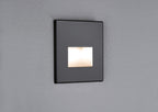 Paulmann LED Wandeinbauleuchte Edge  eckig 80x5mm  1,2W 50lm 230V  2700K Schwarz matt