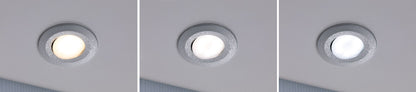 Paulmann HomeSpa LED Einbauleuchte Calla 3er-Set schwenkbar IP65  90mm 30°  3x5W 3x430lm 230V  3000K Chrom matt
