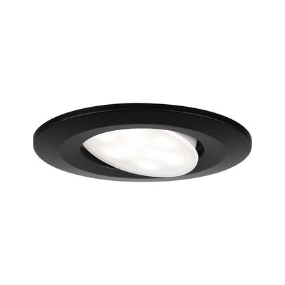 Paulmann HomeSpa LED Einbauleuchte Calla 3er-Set schwenkbar IP65  90mm 30°  3x5W 3x430lm 230V  3000K Schwarz matt