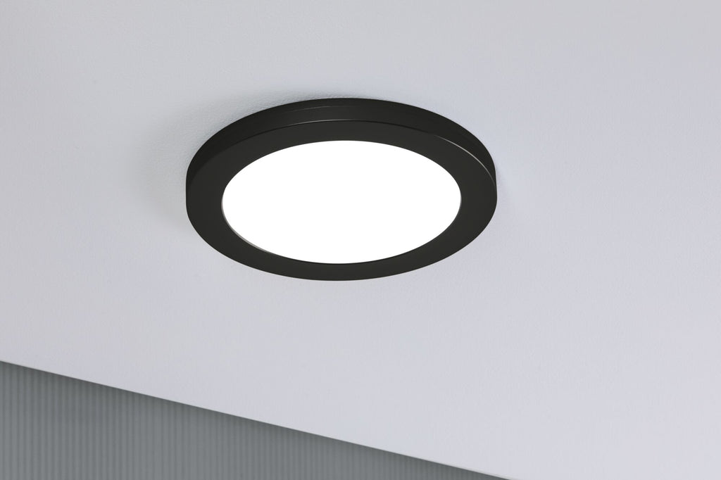 Paulmann LED Einbaupanel 2in1 Cover-it  rund 225mm 1200lm 4000K Schwarz