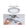 Paulmann LED Einbaupanel 2in1 Cover-it  rund 225mm 1200lm 4000K Chrom matt