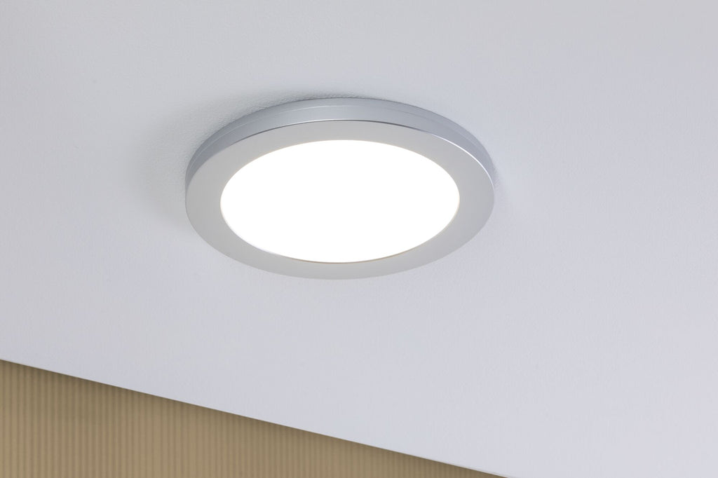 Paulmann LED Einbaupanel 2in1 Cover-it  rund 225mm 1200lm 4000K Chrom matt