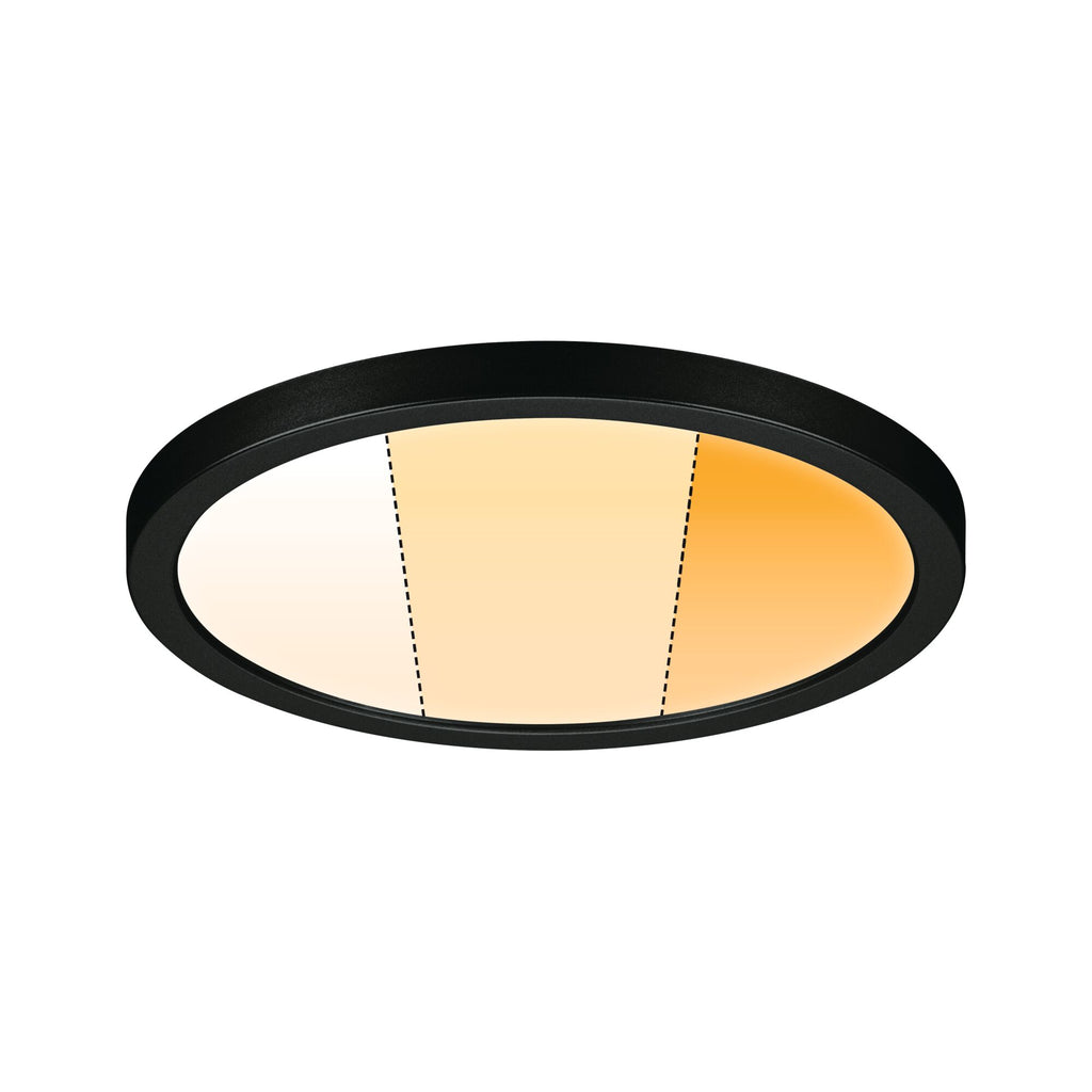 Paulmann VariFit LED Einbaupanel Areo Dim to Warm  IP44 rund 175mm 3 Step Dim to warm Schwarz dimmbar