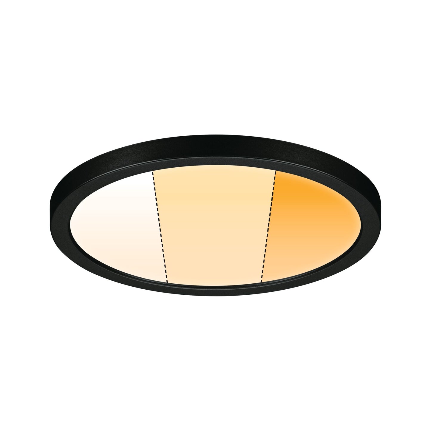 Paulmann VariFit LED Einbaupanel Areo Dim to Warm  IP44 rund 175mm 3 Step Dim to warm Schwarz dimmbar