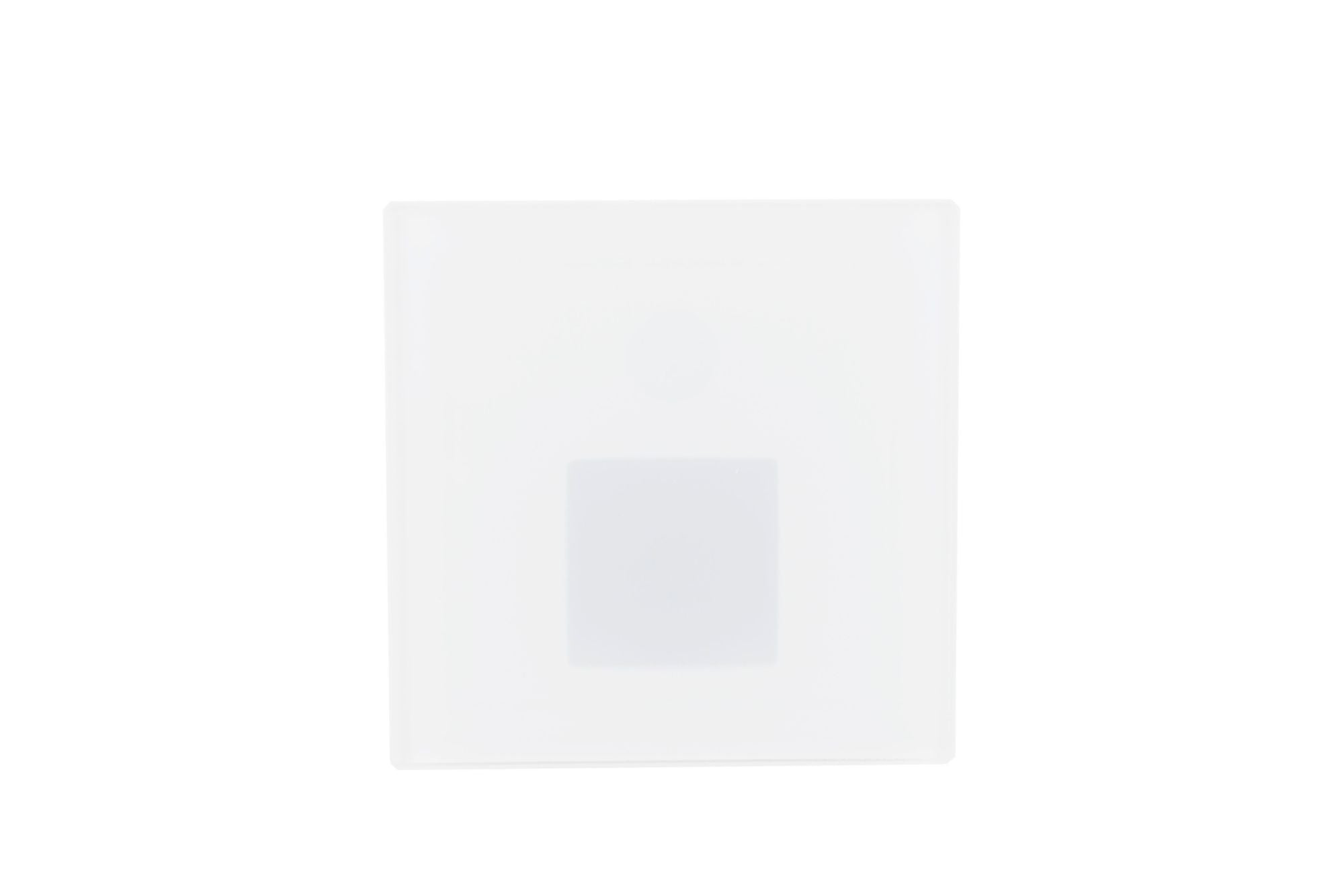 Deko-Light Abdeckung Square Glas für Alwaid Pro, viereck Lichtkegel, Weiß