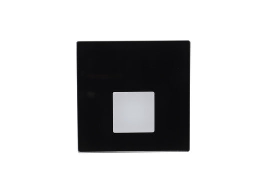 Deko-Light Abdeckung Square Glas für Alwaid Pro, viereck Lichtkegel, Schwarz