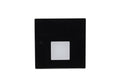 Deko-Light Abdeckung Square Glas für Alwaid Pro, viereck Lichtkegel, Schwarz