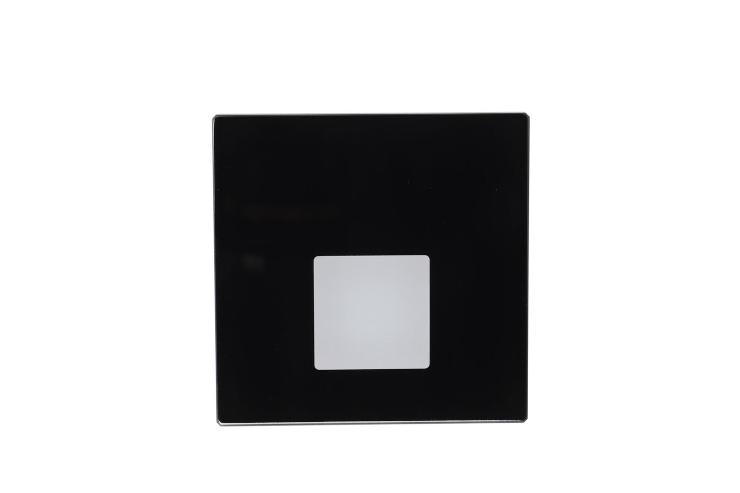 Deko-Light Abdeckung Square Glas für Alwaid Pro, viereck Lichtkegel, Schwarz