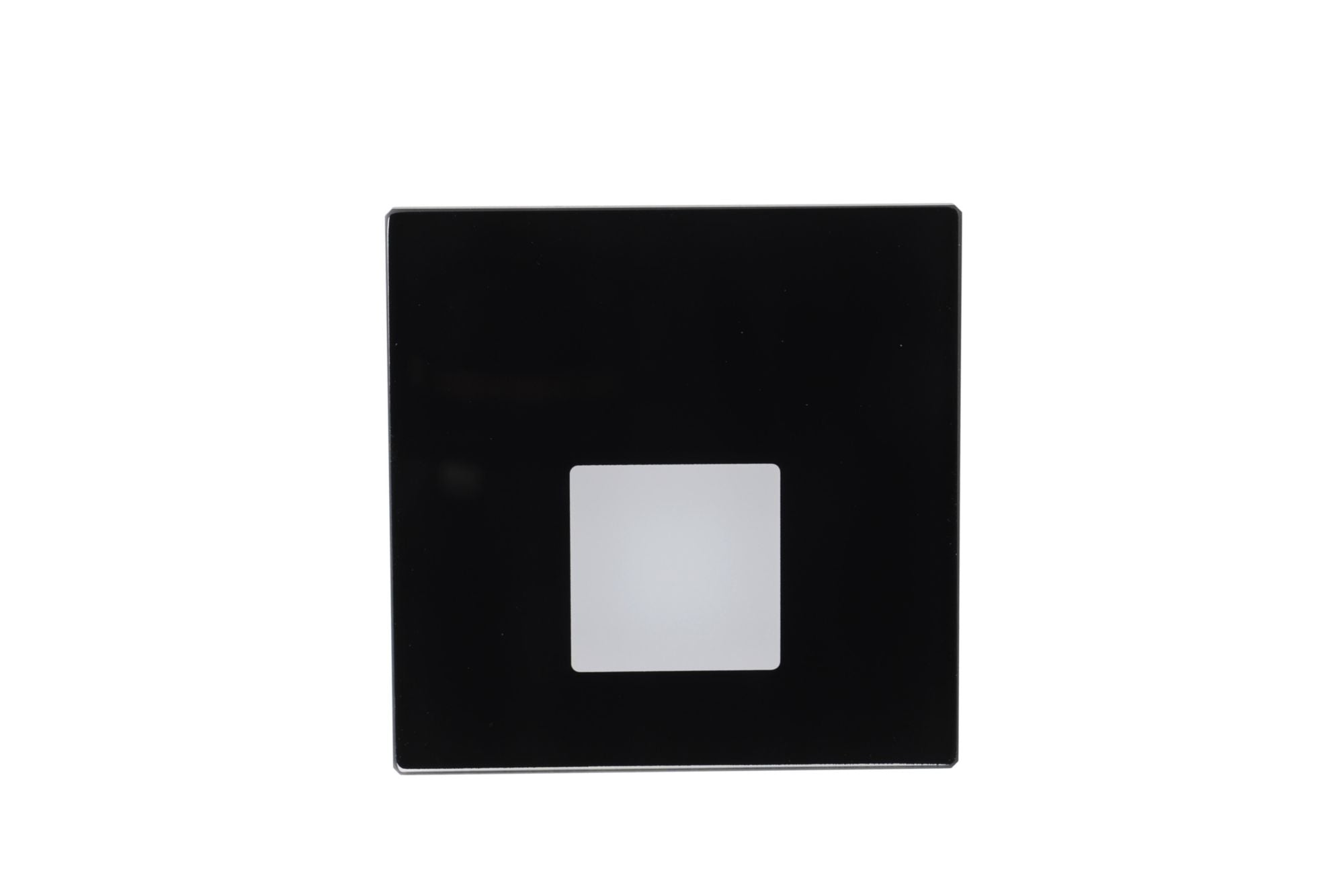 Deko-Light Abdeckung Square Glas für Alwaid Pro, viereck Lichtkegel, Schwarz