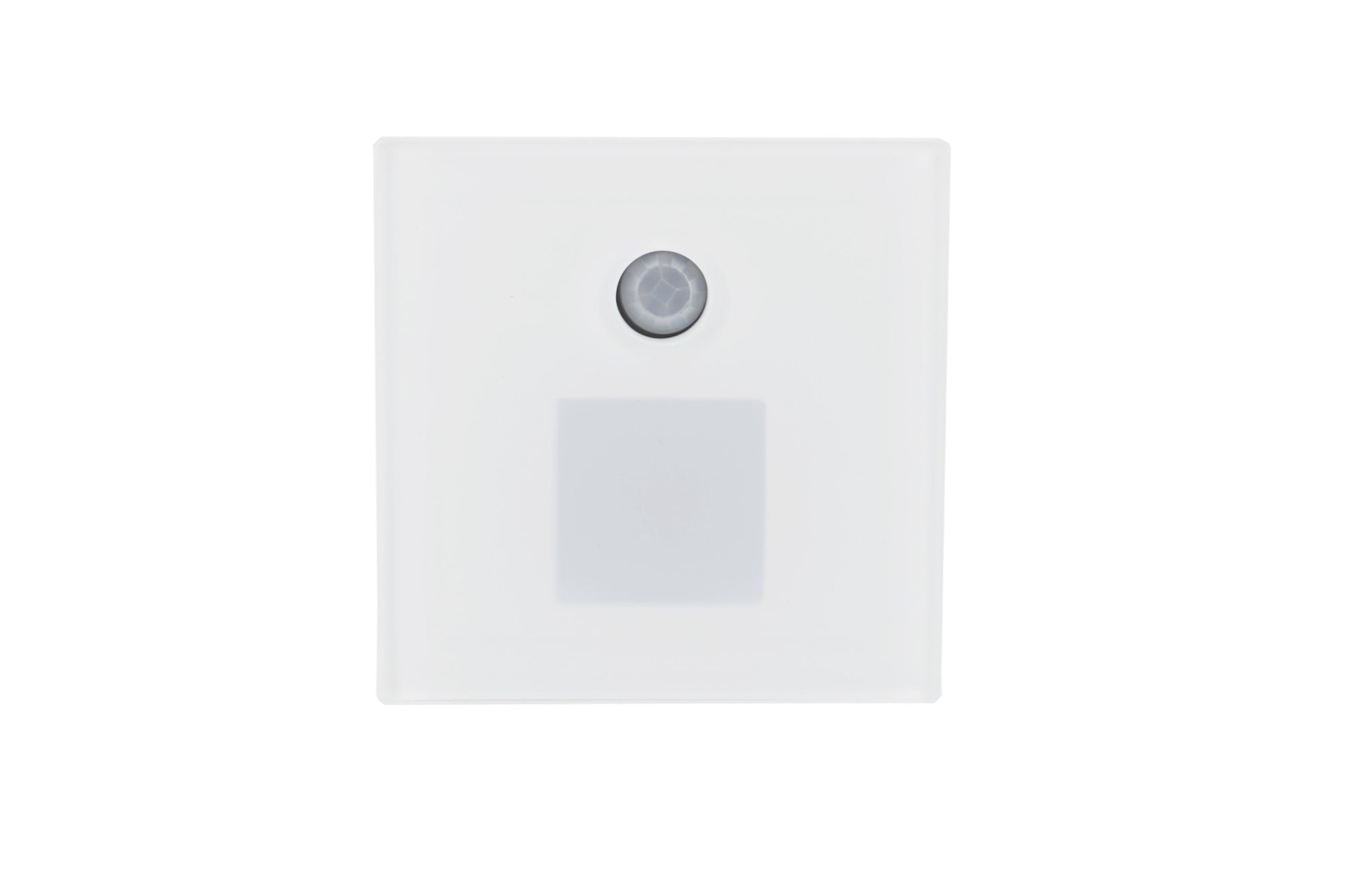 Deko-Light Abdeckung Square Glas für Alwaid Pro Motion, viereck Lichtkegel, Weiß
