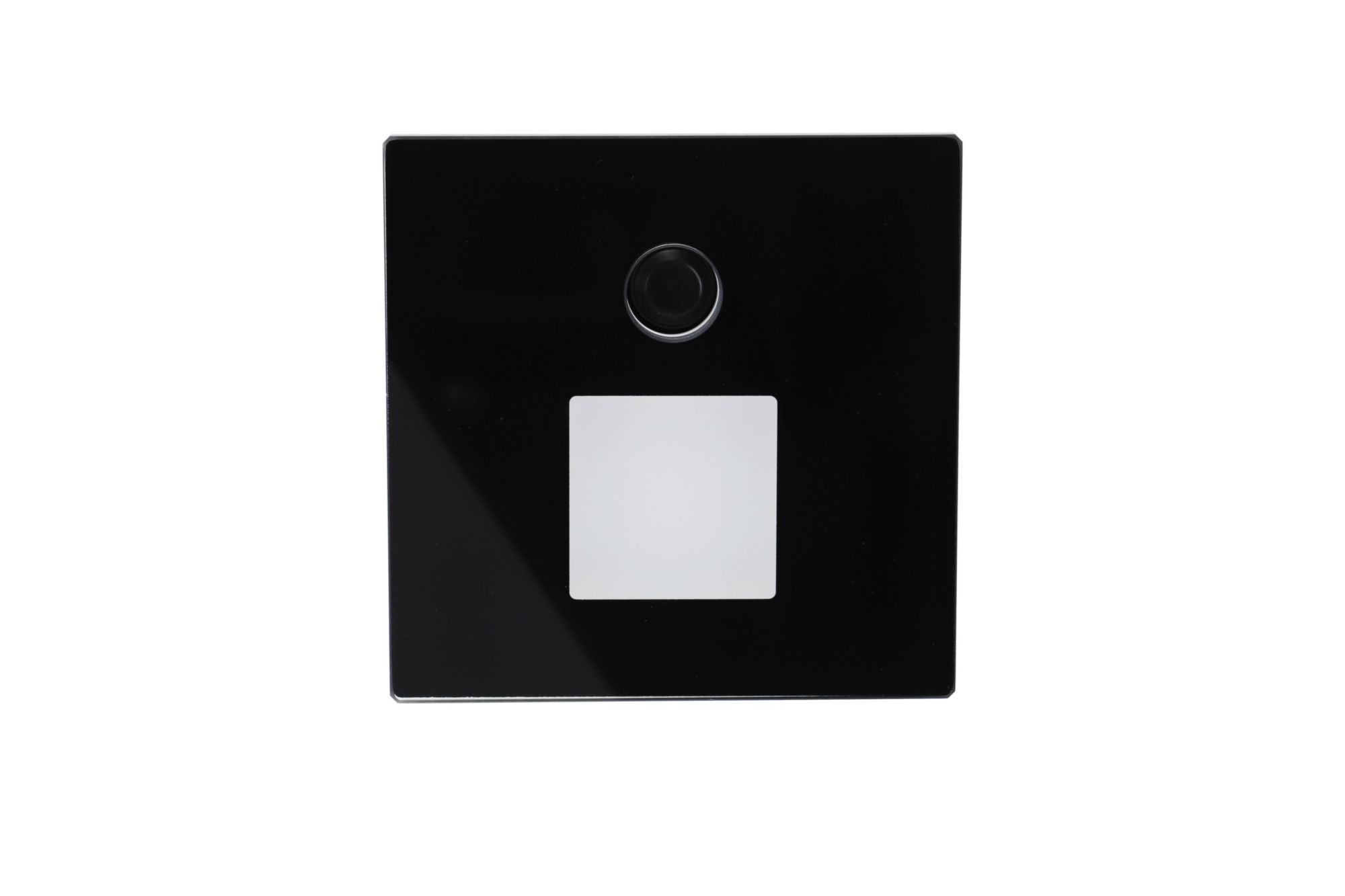 Deko-Light Abdeckung Square Glas für Alwaid Pro Motion, viereck Lichtkegel, Schwarz