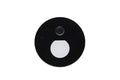 Deko-Light Abdeckung Round Glas für Alwaid Pro Motion, halbrund Lichtkegel, Schwarz