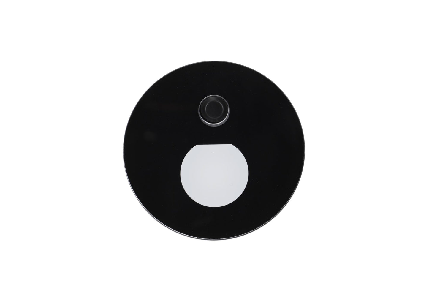 Deko-Light Abdeckung Round Glas für Alwaid Pro Motion, halbrund Lichtkegel, Schwarz