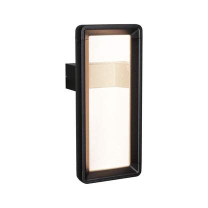 Paulmann LED Außenwandleuchte Reana Dämmerungsgesteuerter Bewegungsmelder (HF) IP44 eckig 176x107mm 3000K 2x3W 2x130lm 230V  Anthrazit Metall