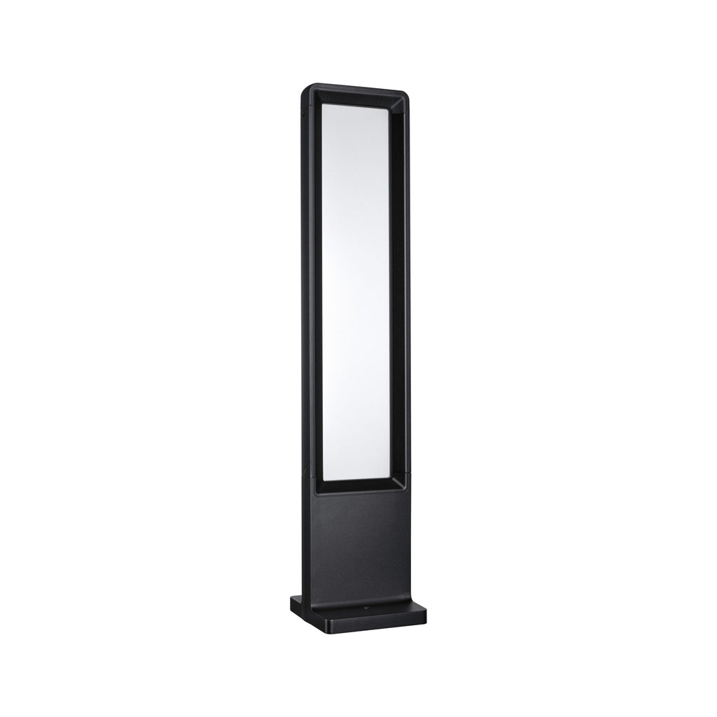 Paulmann LED Pollerleuchte Reana IP44 eckig 832mm 3000K 2x4W 2x240lm 230V  Anthrazit  Metall