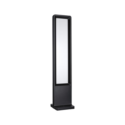 Paulmann LED Pollerleuchte Reana IP44 eckig 832mm 3000K 2x4W 2x240lm 230V  Anthrazit  Metall