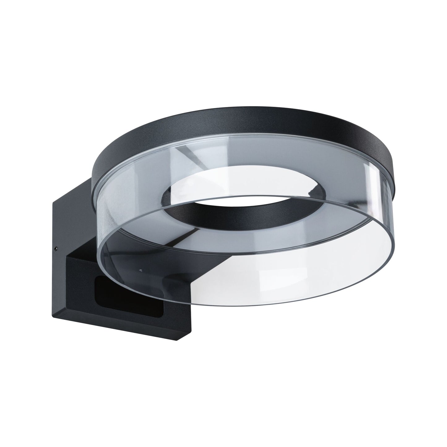 Paulmann LED Außenwandleuchte Capera Dämmerungsgesteuerter Bewegungsmelder (IR) IP44  231mm 3000K 8W / 1,2W 700lm 230V  Anthrazit Aluminium
