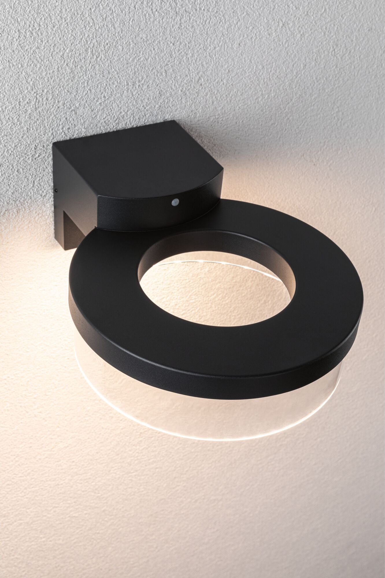 Paulmann LED Außenwandleuchte Capera Dämmerungsgesteuerter Bewegungsmelder (IR) IP44  231mm 3000K 8W / 1,2W 700lm 230V  Anthrazit Aluminium
