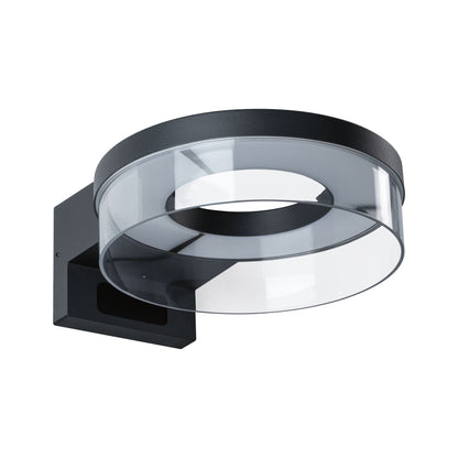 Paulmann LED Außenwandleuchte Capera Dämmerungsgesteuerter Bewegungsmelder (IR) insektenfreundlich Smart Home Zigbee 3.0  IP44  231mm Tunable Warm 12,5W 800lm 230V  Anthrazit Aluminium
