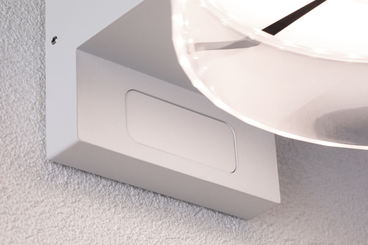 Paulmann LED Außenwandleuchte Capera Dämmerungsgesteuerter Bewegungsmelder (IR) insektenfreundlich Smart Home Zigbee 3.0  IP44  231mm Tunable Warm 12,5W 800lm 230V  Weiß Aluminium