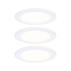 Paulmann LED Möbeleinbauleuchten  3er-Set rund 65mm 3x2,5W 3x180lm 230/12V  3000K Weiß
