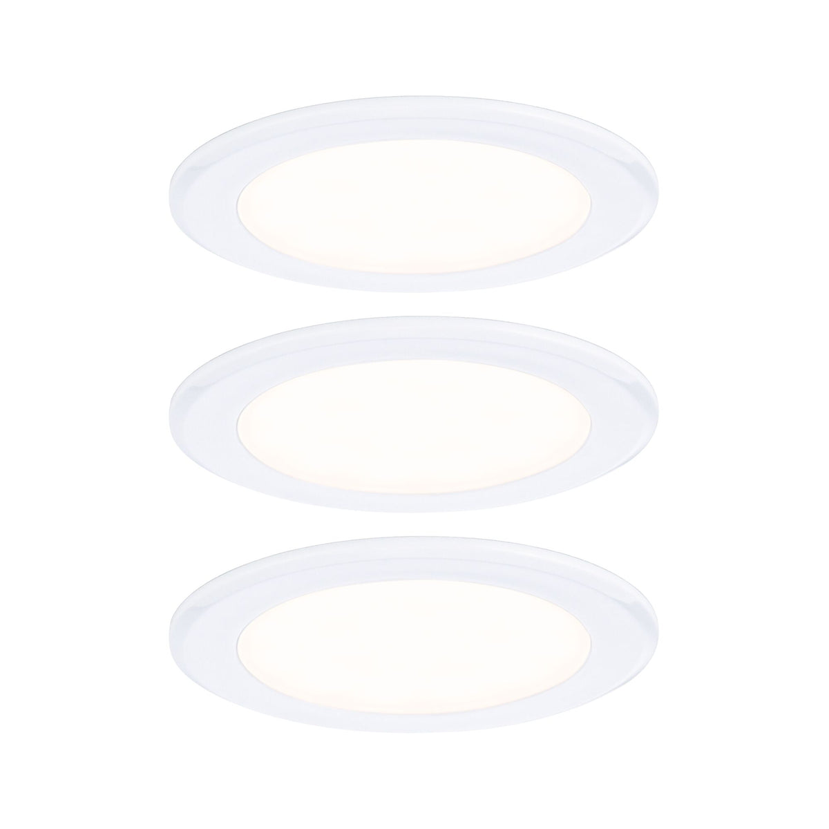Paulmann LED Möbeleinbauleuchten  3er-Set rund 65mm 3x2,5W 3x180lm 230/12V  3000K Weiß