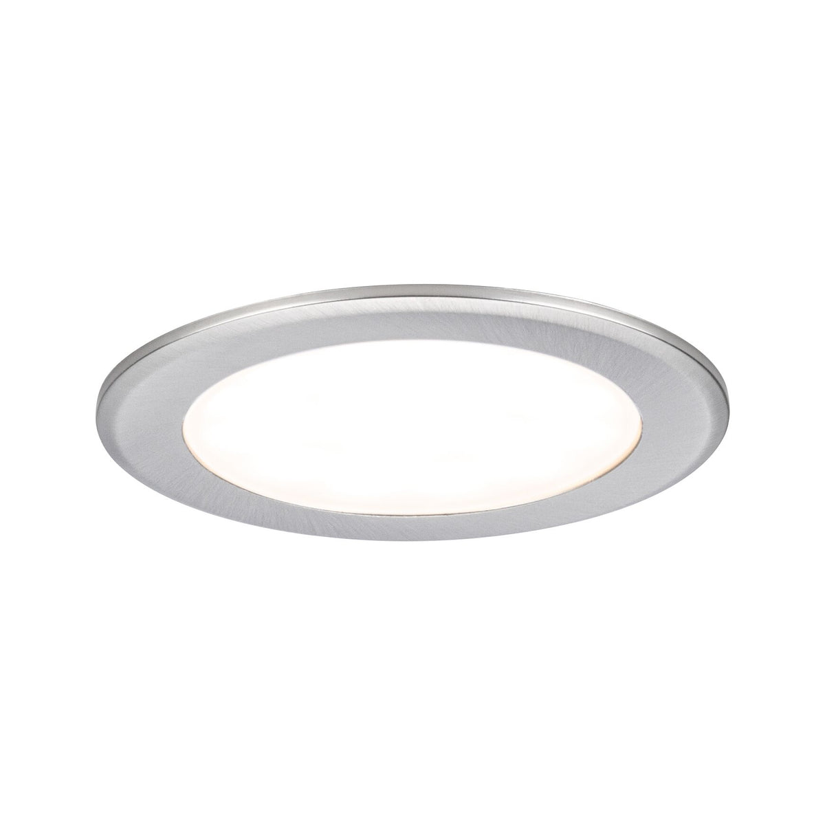 Paulmann LED Möbeleinbauleuchten  3er-Set rund 65mm 3x2,5W 3x180lm 230/12V  3000K Eisen gebürstet