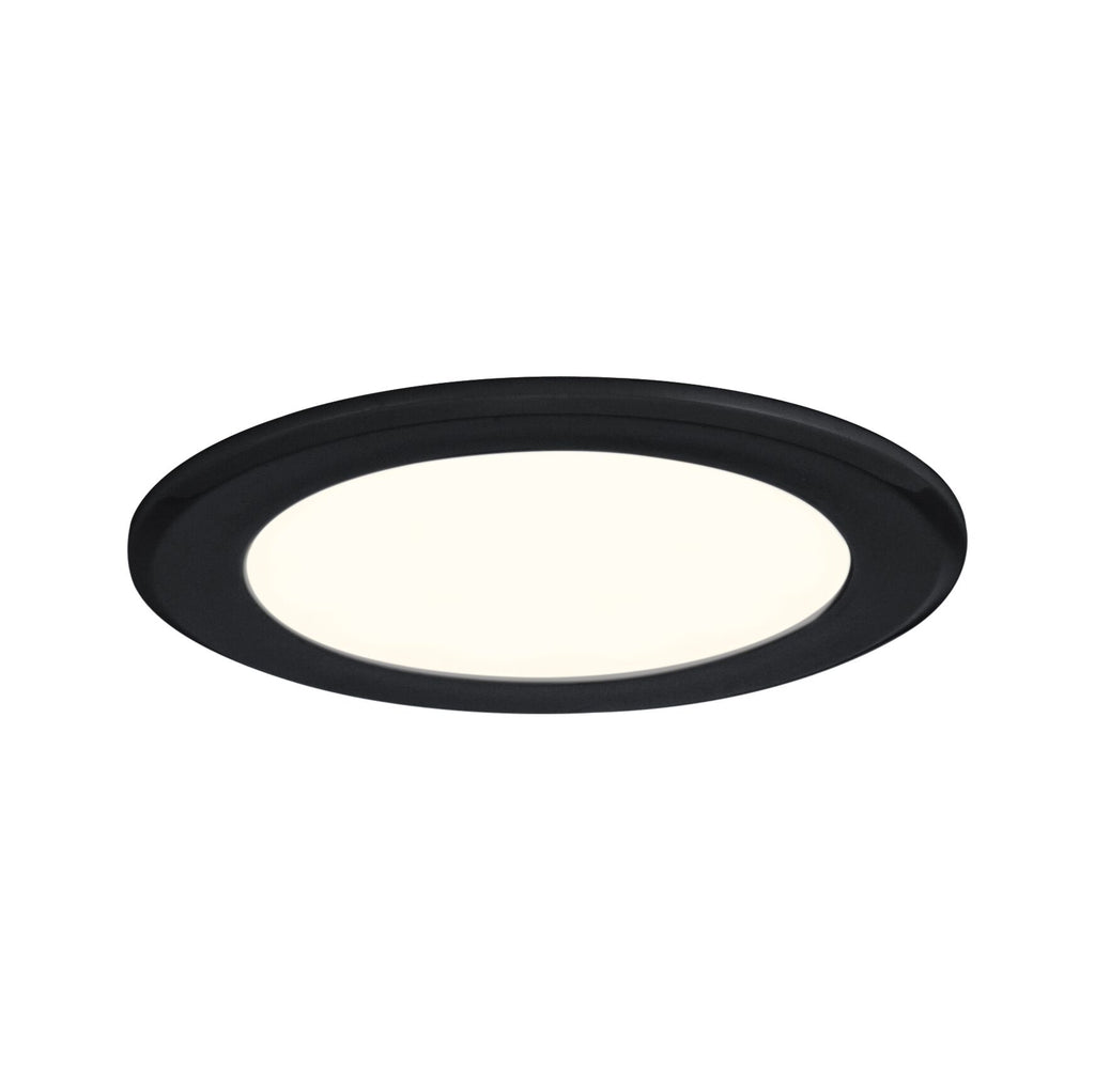 Paulmann LED Möbeleinbauleuchten  3er-Set rund 65mm 3x2,5W 3x180lm 230/12V  3000K Schwarz matt