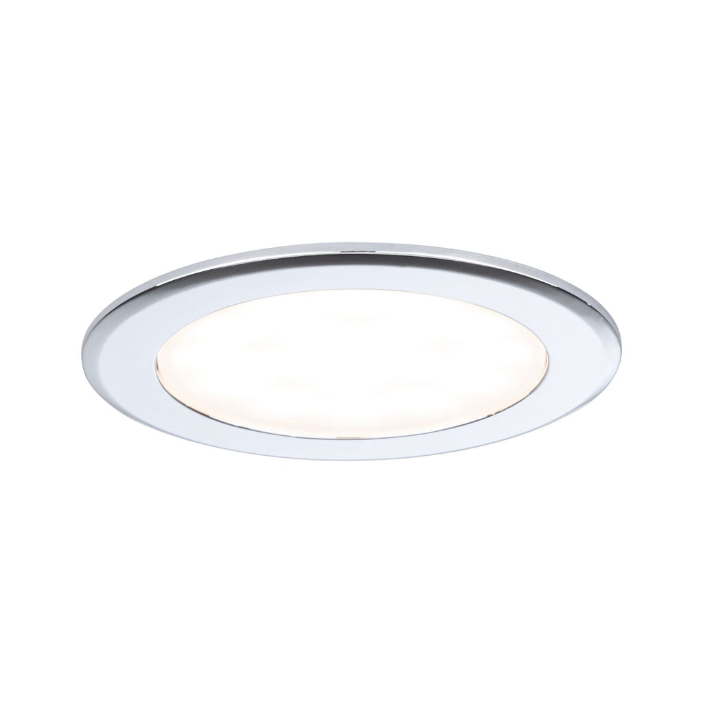 Paulmann LED Möbeleinbauleuchten  3er-Set rund 65mm 3x2,5W 3x180lm 230/12V  3000K Chrom