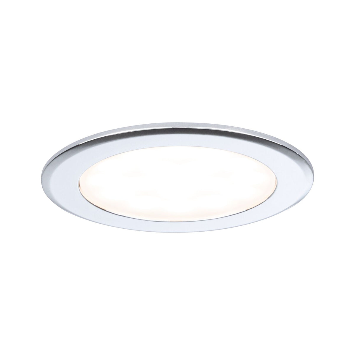 Paulmann LED Möbeleinbauleuchten  3er-Set rund 65mm 3x2,5W 3x180lm 230/12V  3000K Chrom