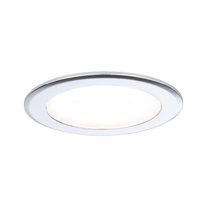 Paulmann LED Möbeleinbauleuchten  3er-Set rund 65mm 3x2,5W 3x180lm 230/12V  3000K Chrom