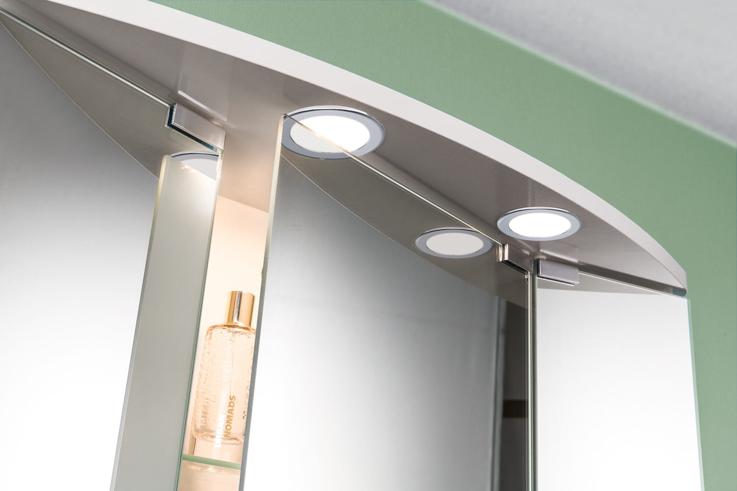 Paulmann LED Möbeleinbauleuchten  3er-Set rund 65mm 3x2,5W 3x180lm 230/12V  3000K Chrom