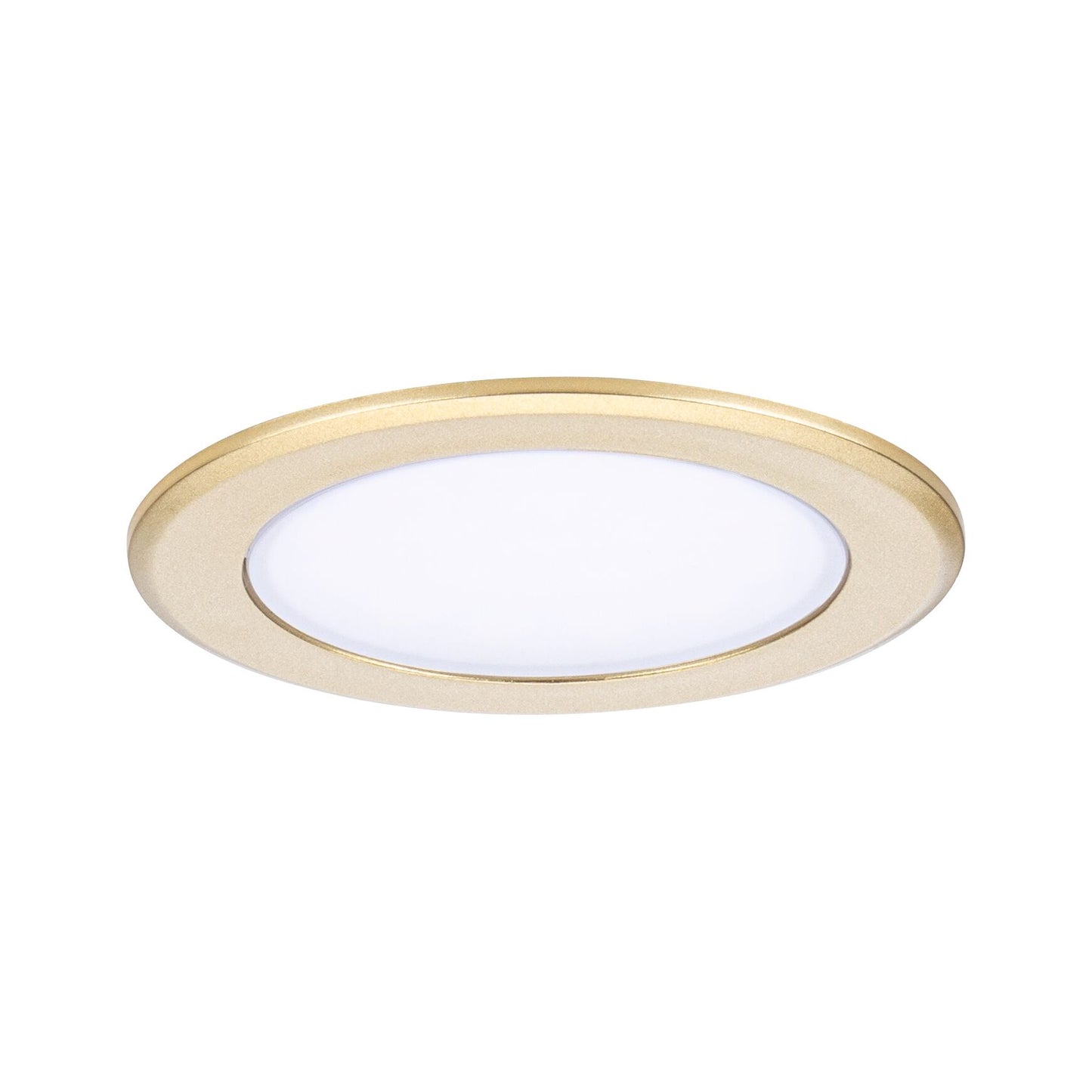 Paulmann LED Möbeleinbauleuchten  3er-Set rund 65mm 3x2,5W 3x180lm 230/12V  3000K Gold matt