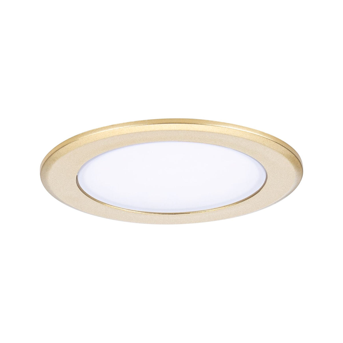 Paulmann LED Möbeleinbauleuchten  3er-Set rund 65mm 3x2,5W 3x180lm 230/12V  3000K Gold matt