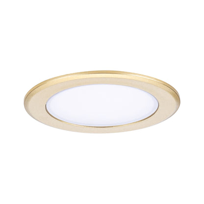 Paulmann LED Möbeleinbauleuchten  3er-Set rund 65mm 3x2,5W 3x180lm 230/12V  3000K Gold matt