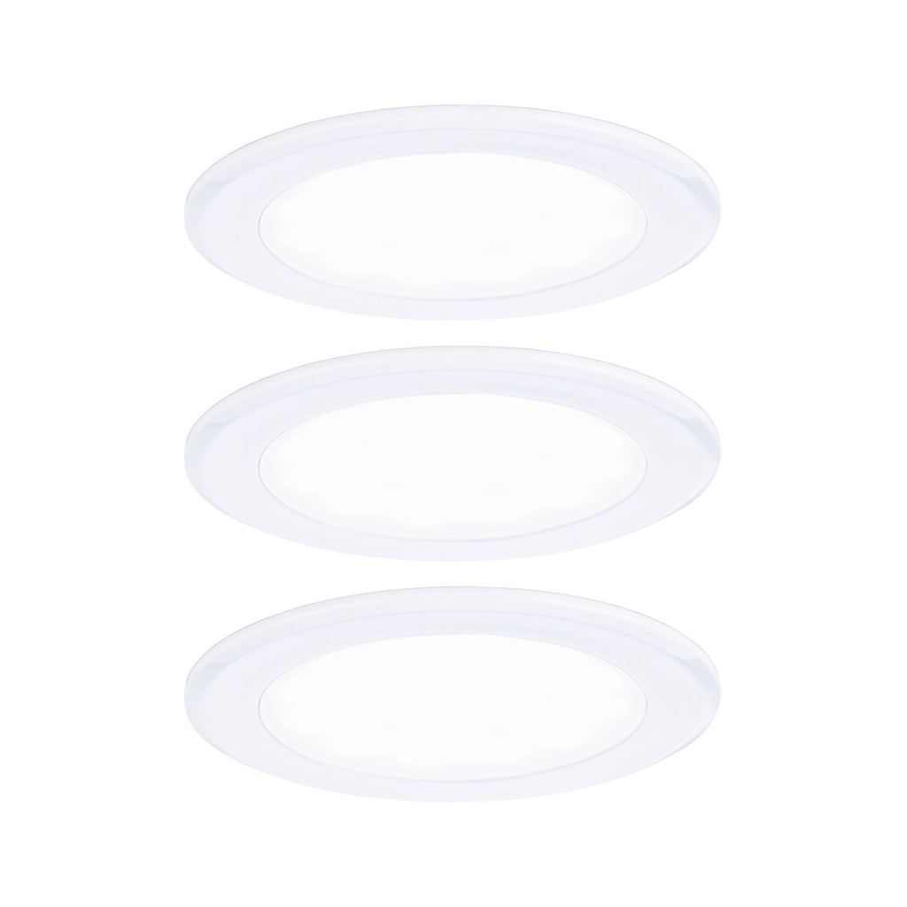 Paulmann LED Möbeleinbauleuchten  3er-Set rund 65mm 3x2,5W 3x180lm 230/12V  4000K Weiß