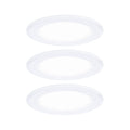 Paulmann LED Möbeleinbauleuchten  3er-Set rund 65mm 3x2,5W 3x180lm 230/12V  4000K Weiß