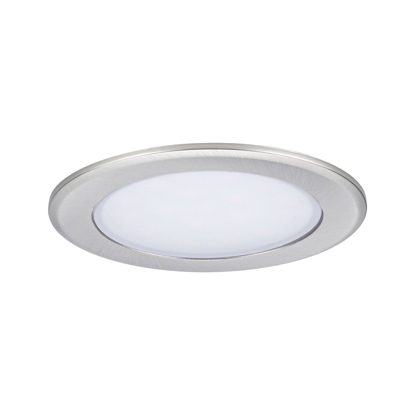 Paulmann LED Möbeleinbauleuchten  3er-Set rund 65mm 3x2,5W 3x180lm 230/12V  4000K Eisen gebürstet