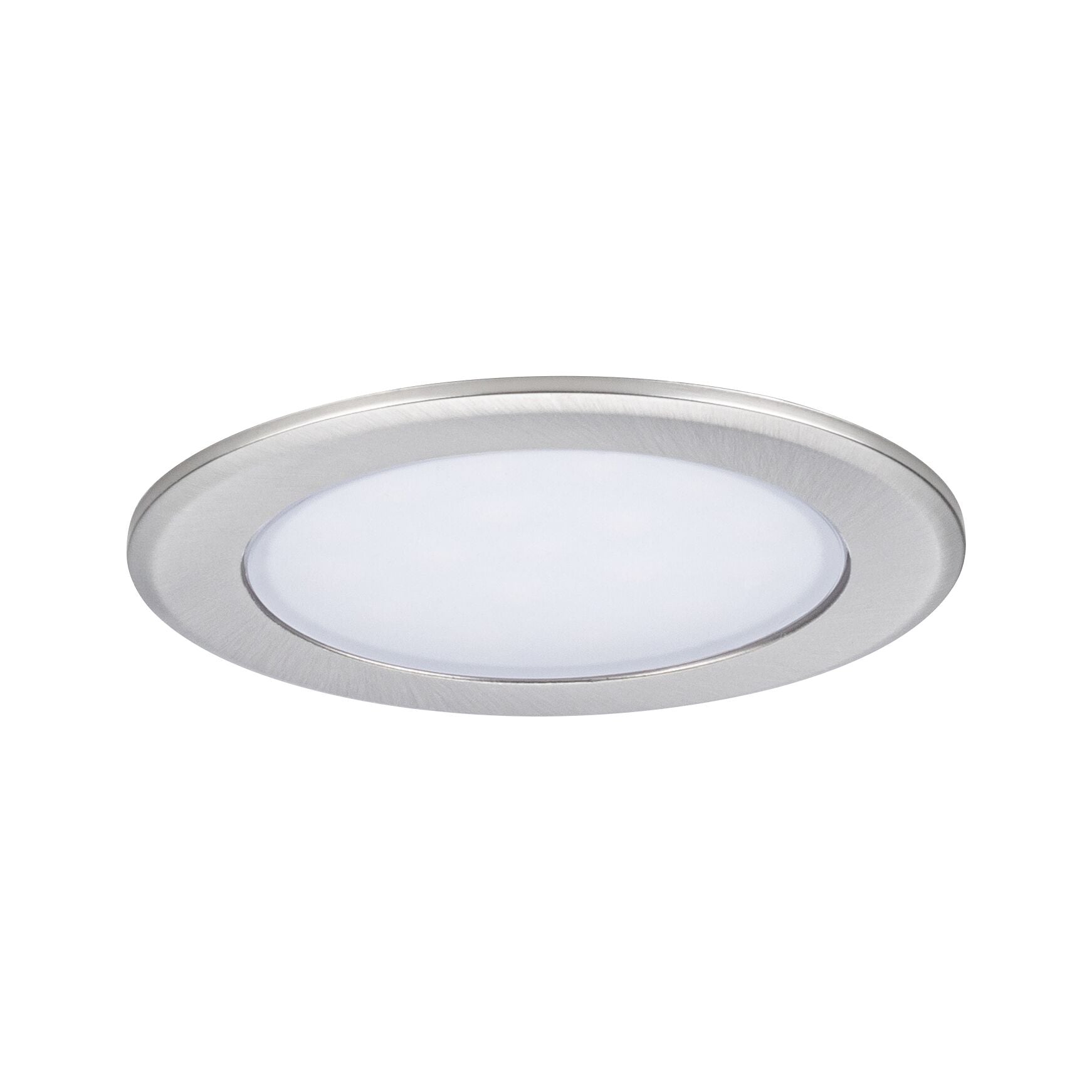 Paulmann LED Möbeleinbauleuchten  3er-Set rund 65mm 3x2,5W 3x180lm 230/12V  4000K Eisen gebürstet
