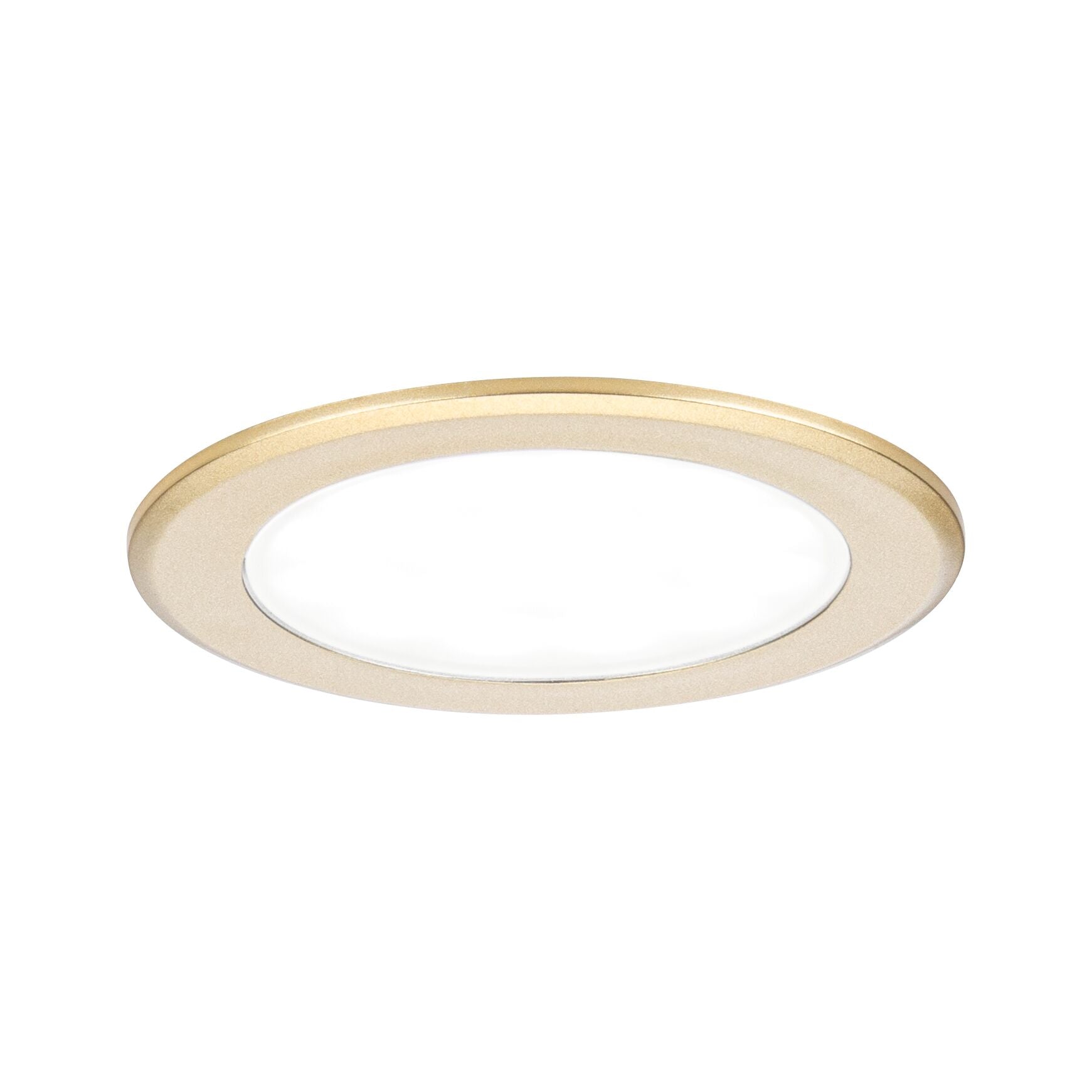 Paulmann LED Möbeleinbauleuchten  3er-Set rund 65mm 3x2,5W 3x180lm 230/12V  4000K Gold matt