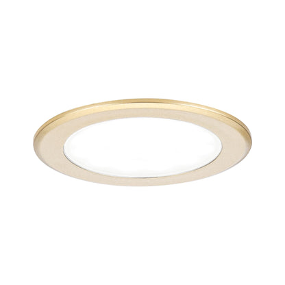 Paulmann LED Möbeleinbauleuchten  3er-Set rund 65mm 3x2,5W 3x180lm 230/12V  4000K Gold matt