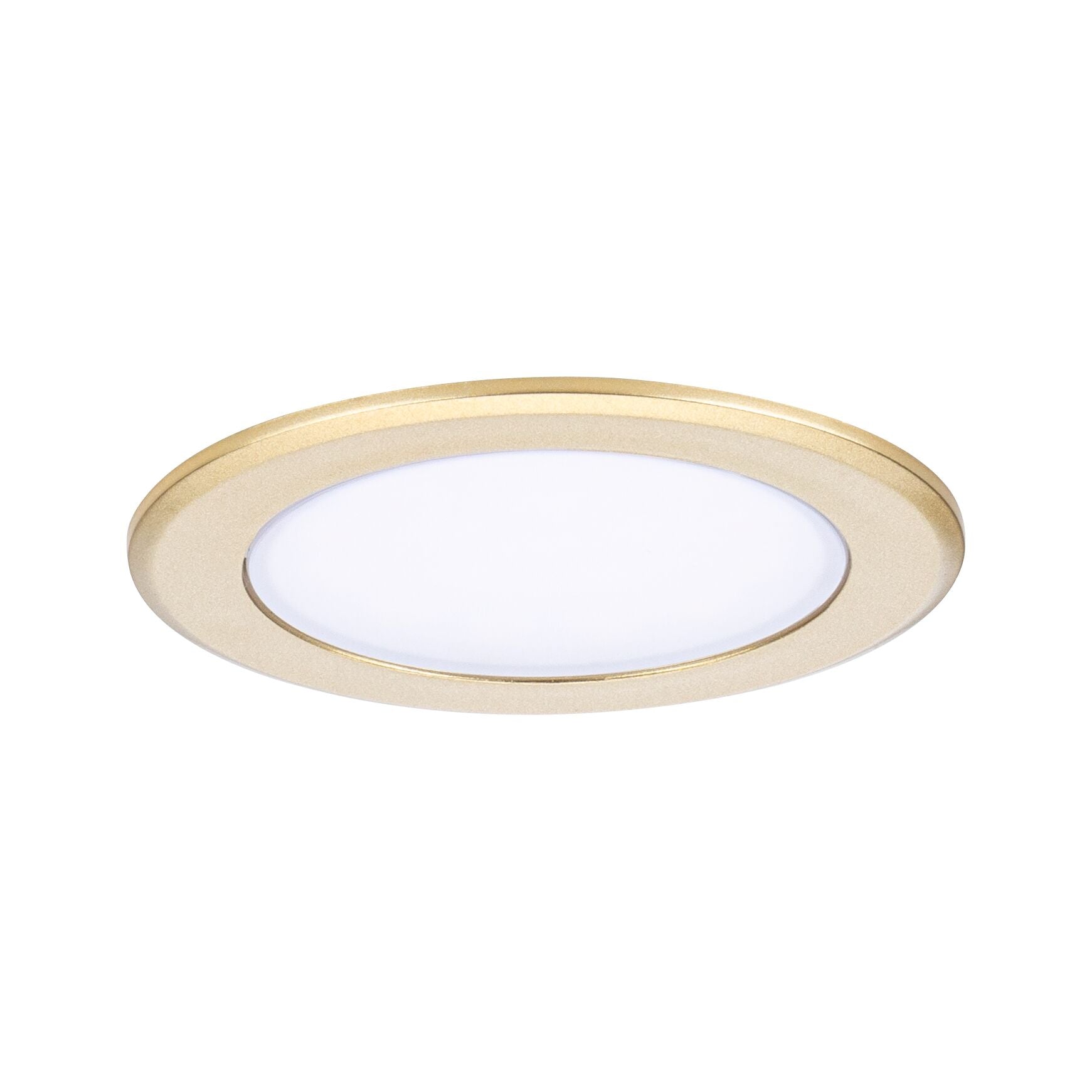 Paulmann LED Möbeleinbauleuchten  3er-Set rund 65mm 3x2,5W 3x180lm 230/12V  4000K Gold matt