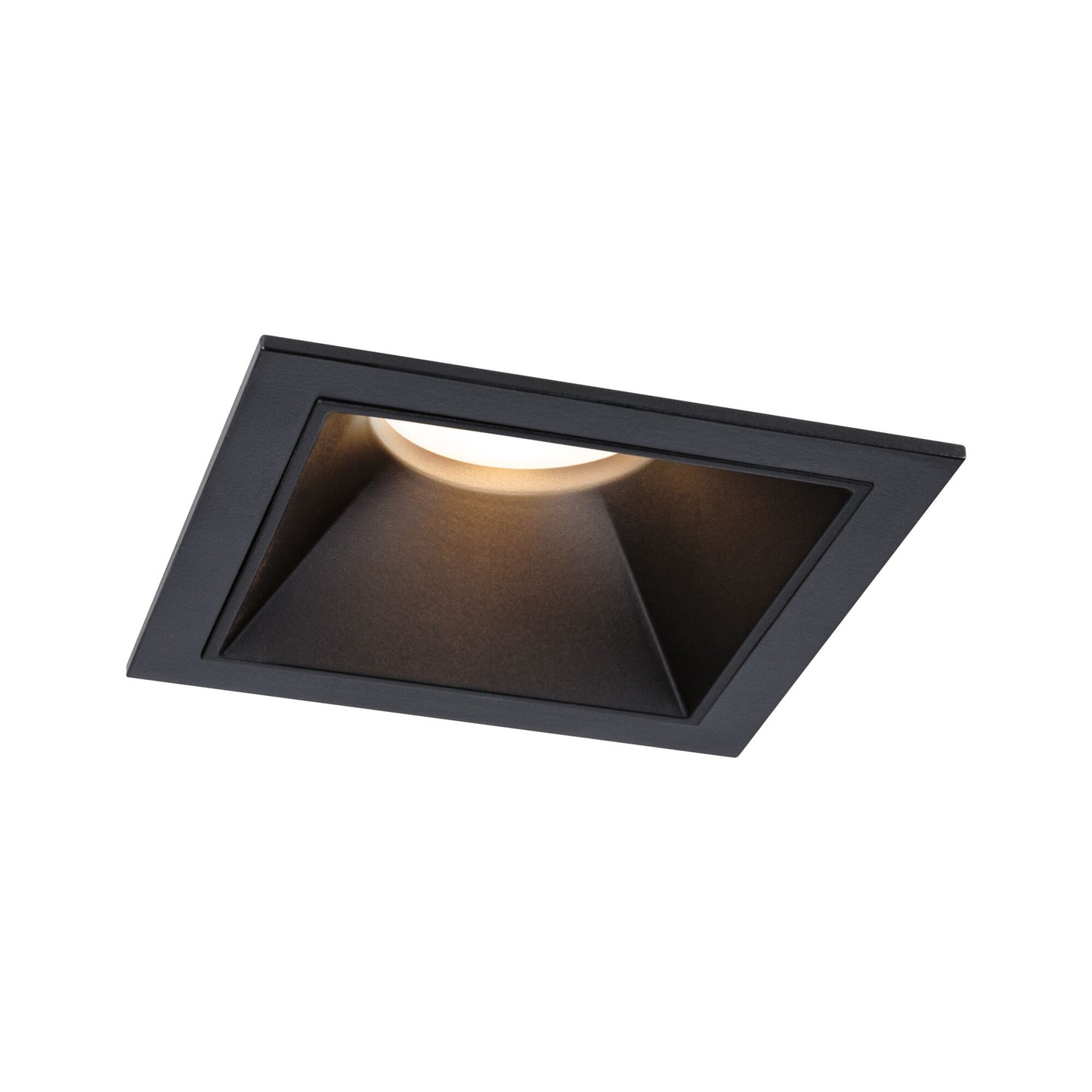 Paulmann LED Einbauleuchte Cole 3er-Set 3-Step-Dim Coin IP44 eckig 88x88mm  Coin 3x6W 3x470lm 230V dimmbar 2700K Schwarz