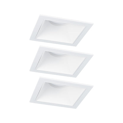 Paulmann LED Einbauleuchte Cole 3er-Set 3-Step-Dim Coin IP44 eckig 88x88mm  Coin 3x6W 3x470lm 230V dimmbar 2700K Weiß