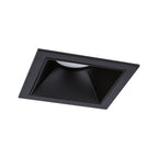 Paulmann LED Einbauleuchte Cole Einzelleuchte 3-Step-Dim Coin IP44 eckig 88x88mm  Coin 6W 470lm 230V dimmbar 2700K Schwarz