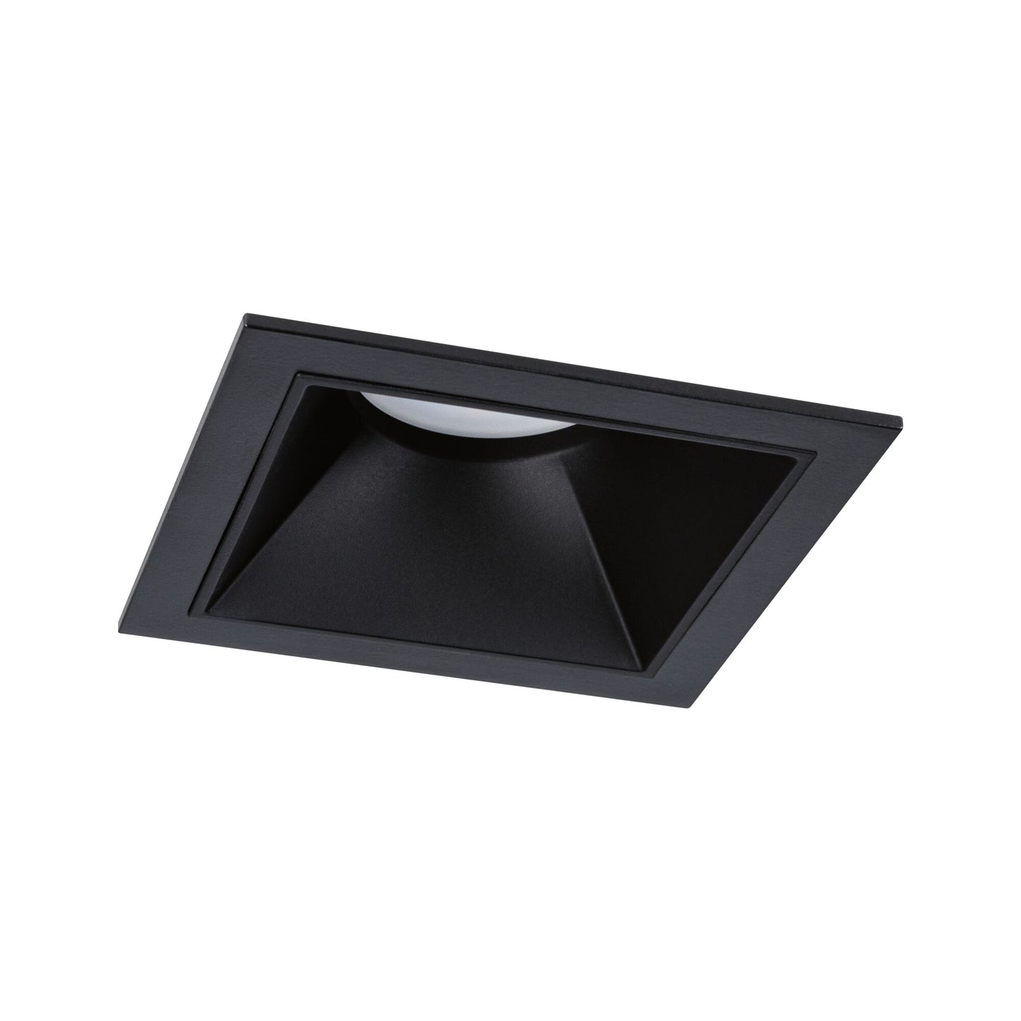Paulmann LED Einbauleuchte Cole Einzelleuchte 3-Step-Dim Coin IP44 eckig 88x88mm  Coin 6W 470lm 230V dimmbar 2700K Schwarz