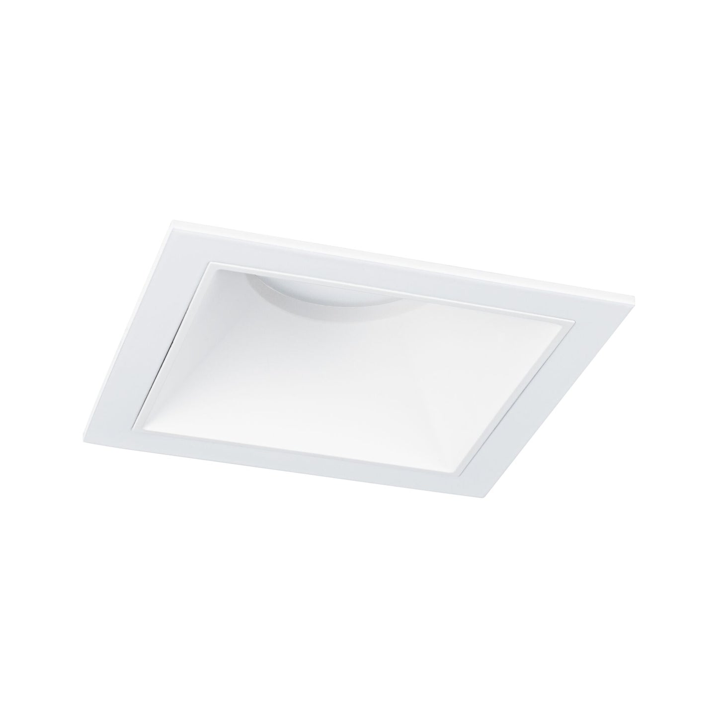 Paulmann LED Einbauleuchte Cole Einzelleuchte 3-Step-Dim Coin IP44 eckig 88x88mm  Coin 6W 470lm 230V dimmbar 2700K Weiß