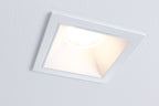 Paulmann LED Einbauleuchte Cole Einzelleuchte 3-Step-Dim Coin IP44 eckig 88x88mm  Coin 6W 470lm 230V dimmbar 2700K Weiß